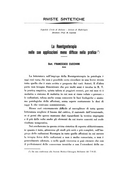 Quaderni radiologici rivista bimestrale di radiologia pratica