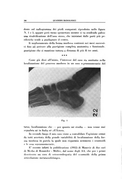 Quaderni radiologici rivista bimestrale di radiologia pratica