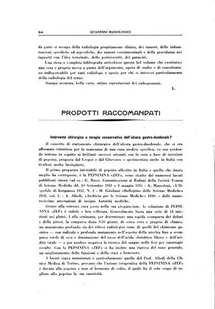 Quaderni radiologici rivista bimestrale di radiologia pratica