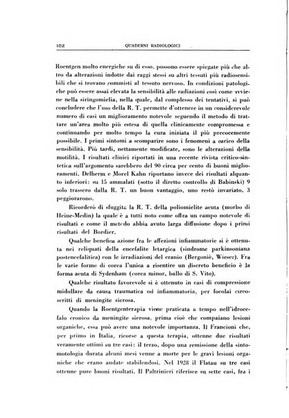 Quaderni radiologici rivista bimestrale di radiologia pratica