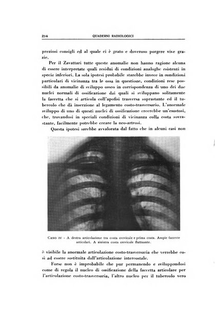 Quaderni radiologici rivista bimestrale di radiologia pratica