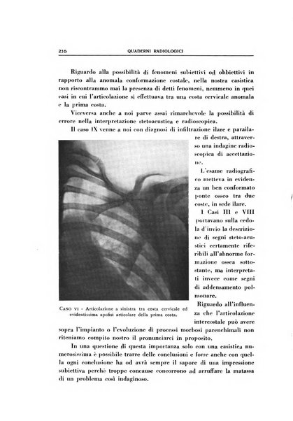 Quaderni radiologici rivista bimestrale di radiologia pratica