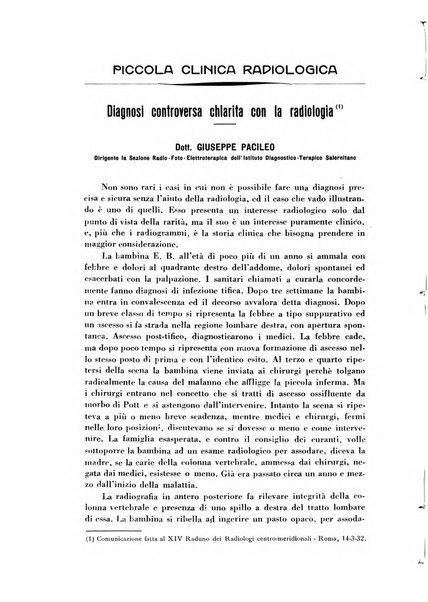 Quaderni radiologici rivista bimestrale di radiologia pratica