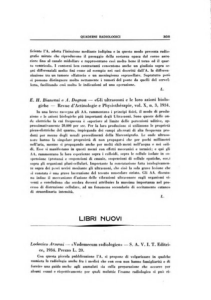 Quaderni radiologici rivista bimestrale di radiologia pratica