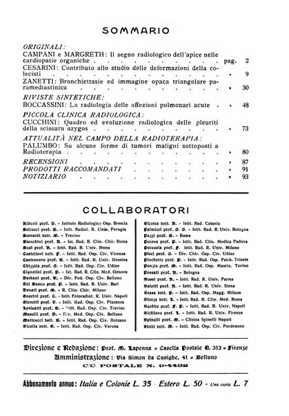 Quaderni radiologici rivista bimestrale di radiologia pratica