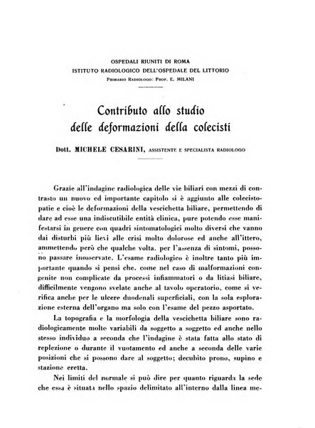 Quaderni radiologici rivista bimestrale di radiologia pratica