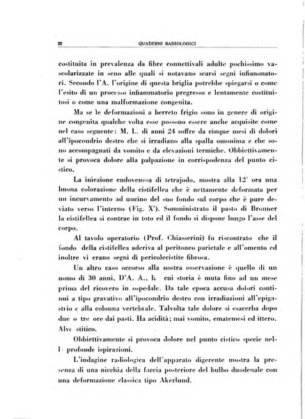 Quaderni radiologici rivista bimestrale di radiologia pratica