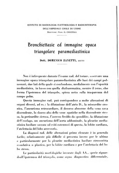 Quaderni radiologici rivista bimestrale di radiologia pratica