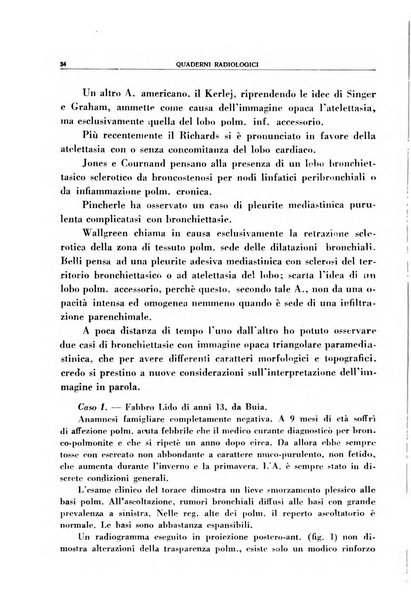 Quaderni radiologici rivista bimestrale di radiologia pratica