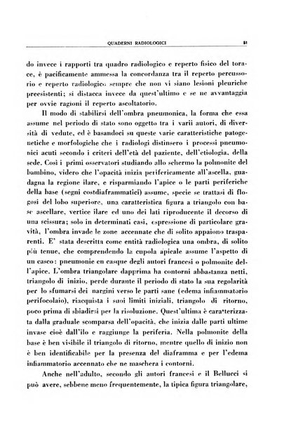 Quaderni radiologici rivista bimestrale di radiologia pratica