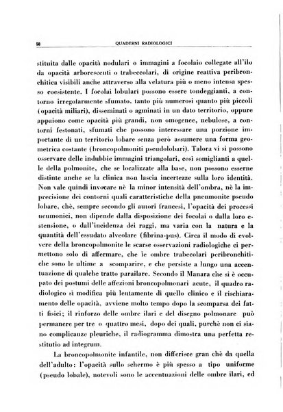 Quaderni radiologici rivista bimestrale di radiologia pratica