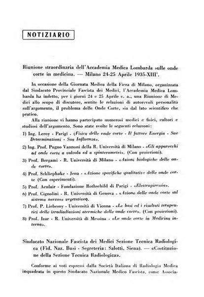 Quaderni radiologici rivista bimestrale di radiologia pratica