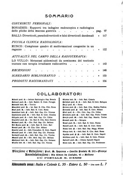 Quaderni radiologici rivista bimestrale di radiologia pratica