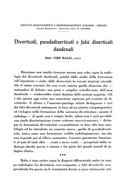 Quaderni radiologici rivista bimestrale di radiologia pratica