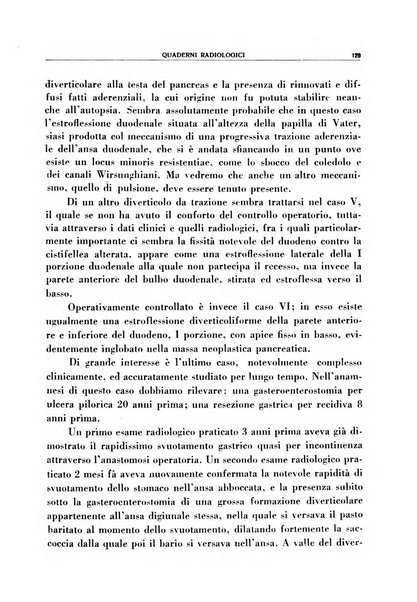 Quaderni radiologici rivista bimestrale di radiologia pratica