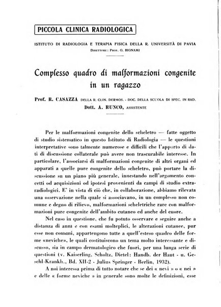 Quaderni radiologici rivista bimestrale di radiologia pratica