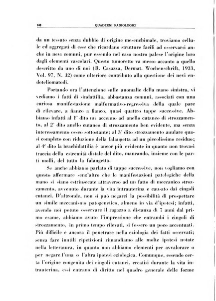 Quaderni radiologici rivista bimestrale di radiologia pratica