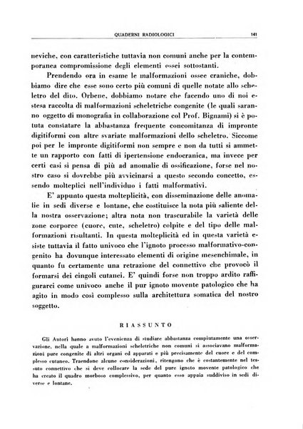 Quaderni radiologici rivista bimestrale di radiologia pratica