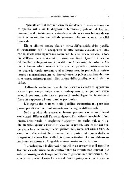 Quaderni radiologici rivista bimestrale di radiologia pratica