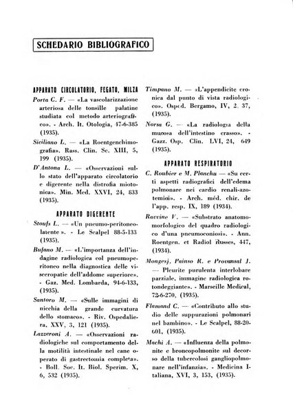 Quaderni radiologici rivista bimestrale di radiologia pratica