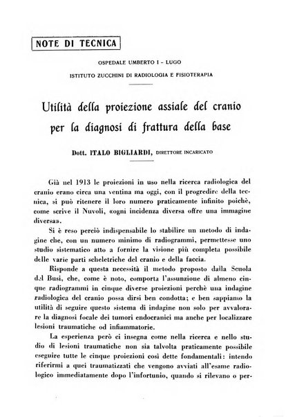 Quaderni radiologici rivista bimestrale di radiologia pratica