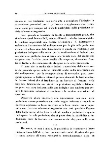 Quaderni radiologici rivista bimestrale di radiologia pratica