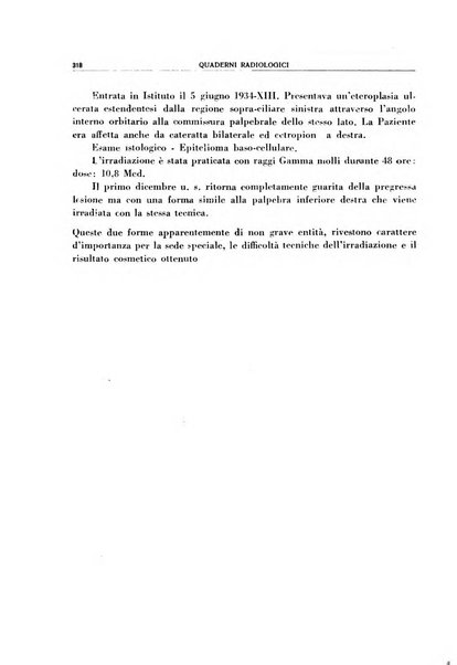 Quaderni radiologici rivista bimestrale di radiologia pratica