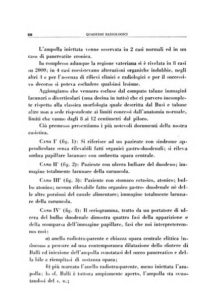 Quaderni radiologici rivista bimestrale di radiologia pratica