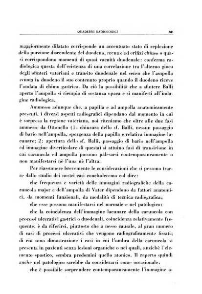 Quaderni radiologici rivista bimestrale di radiologia pratica