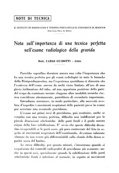 Quaderni radiologici rivista bimestrale di radiologia pratica