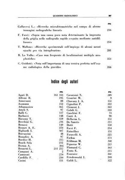 Quaderni radiologici rivista bimestrale di radiologia pratica