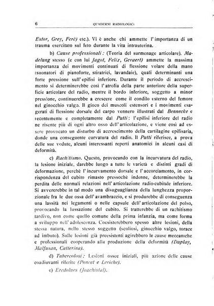 Quaderni radiologici rivista bimestrale di radiologia pratica