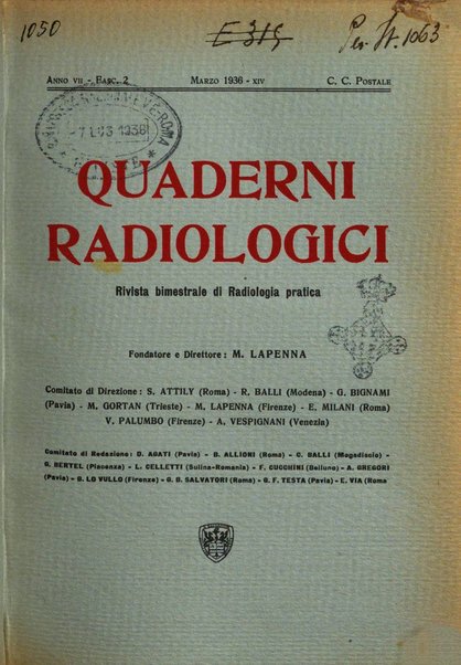 Quaderni radiologici rivista bimestrale di radiologia pratica