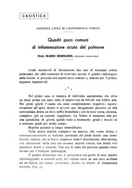 Quaderni radiologici rivista bimestrale di radiologia pratica