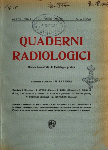 Quaderni radiologici rivista bimestrale di radiologia pratica