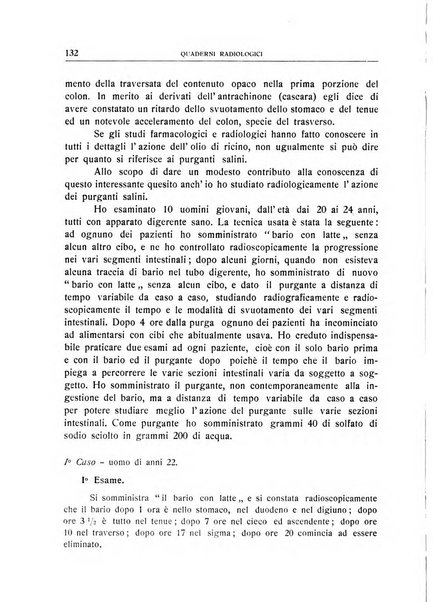 Quaderni radiologici rivista bimestrale di radiologia pratica