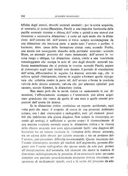 Quaderni radiologici rivista bimestrale di radiologia pratica