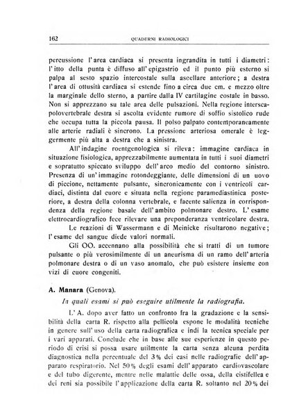 Quaderni radiologici rivista bimestrale di radiologia pratica