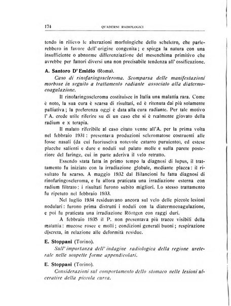 Quaderni radiologici rivista bimestrale di radiologia pratica