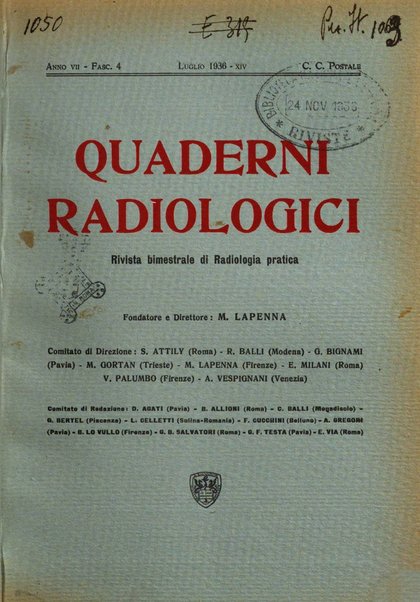 Quaderni radiologici rivista bimestrale di radiologia pratica