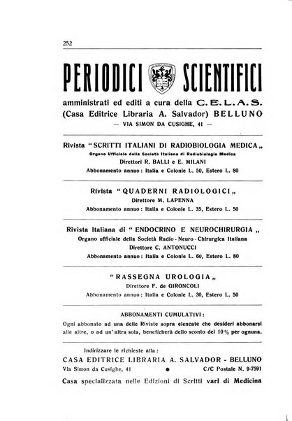 Quaderni radiologici rivista bimestrale di radiologia pratica