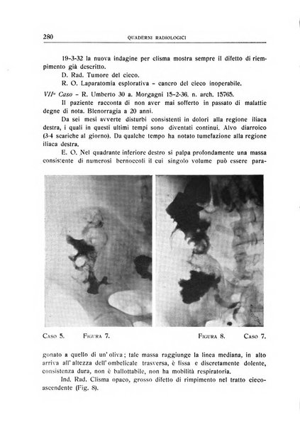 Quaderni radiologici rivista bimestrale di radiologia pratica