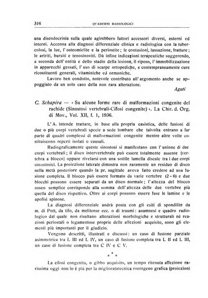 Quaderni radiologici rivista bimestrale di radiologia pratica