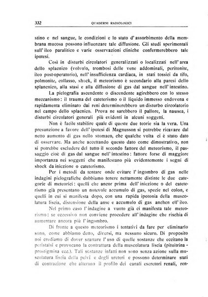 Quaderni radiologici rivista bimestrale di radiologia pratica