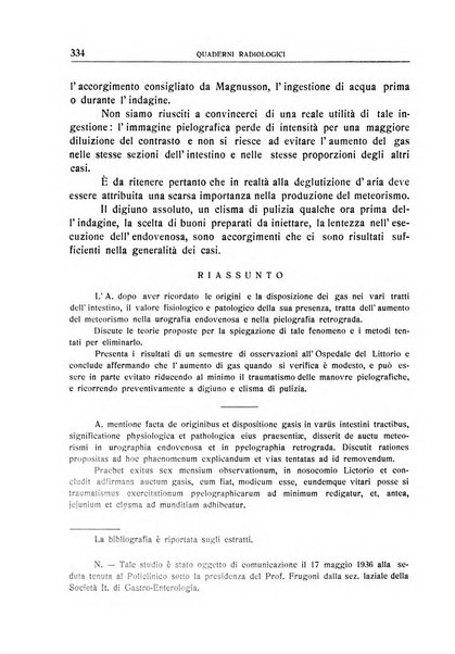 Quaderni radiologici rivista bimestrale di radiologia pratica