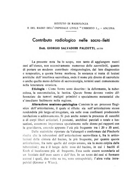 Quaderni radiologici rivista bimestrale di radiologia pratica