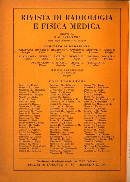 Rivista di radiologia e fisica medica