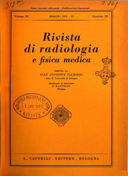 Rivista di radiologia e fisica medica