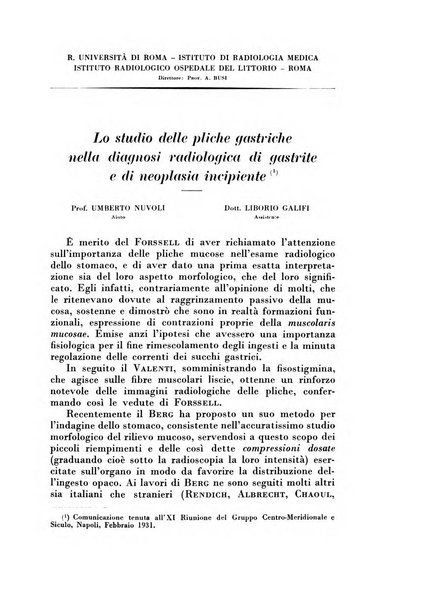 Rivista di radiologia e fisica medica