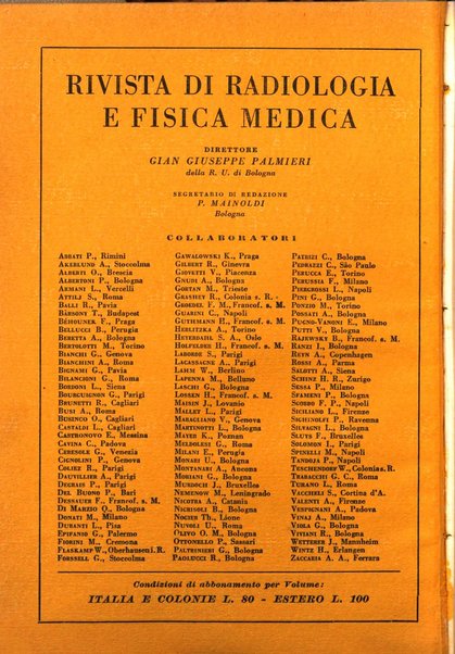 Rivista di radiologia e fisica medica